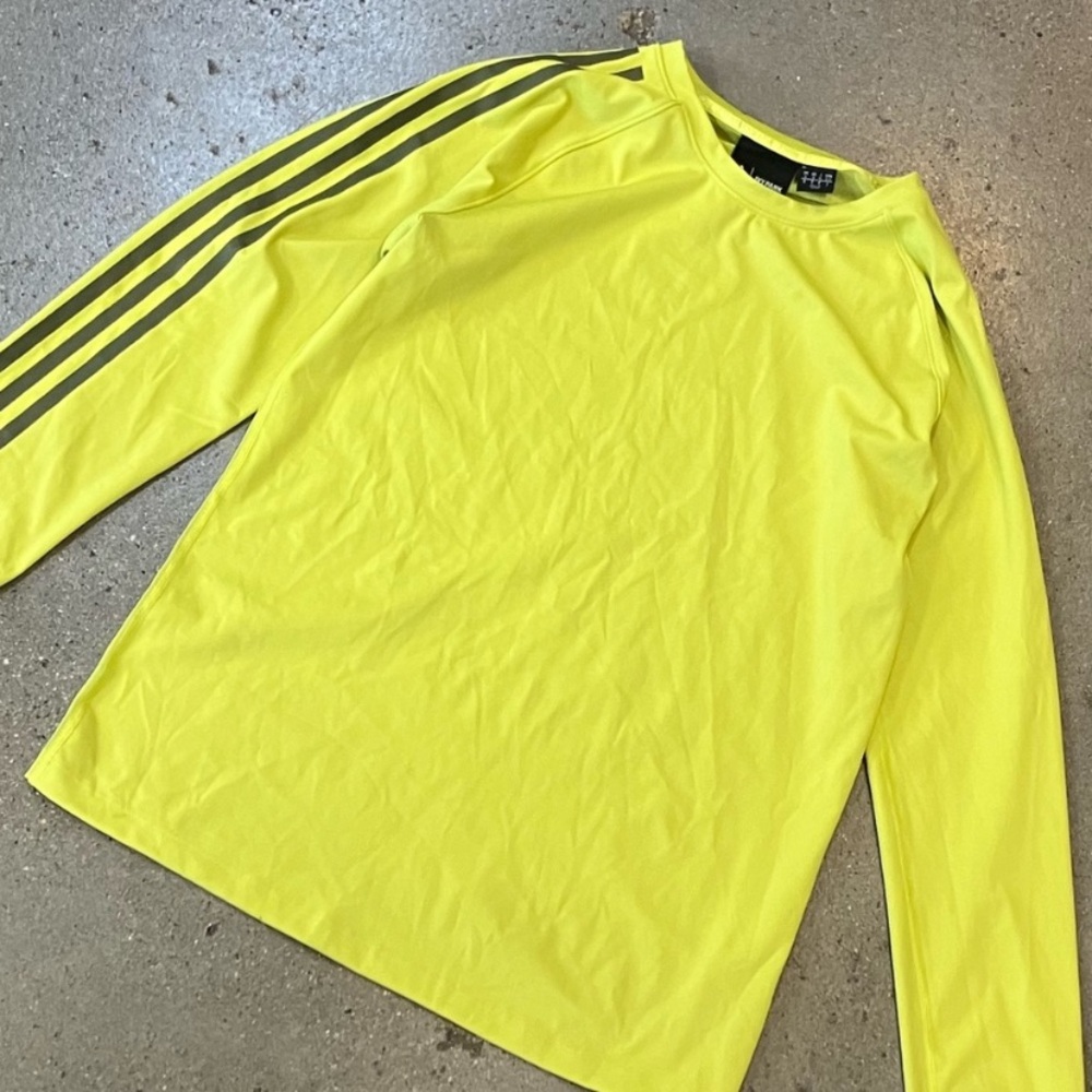 Adidas X Ivy Park Shirt Small Shock Slime Long Sleeve Beyoncé Peloton - Picture 15 of 15